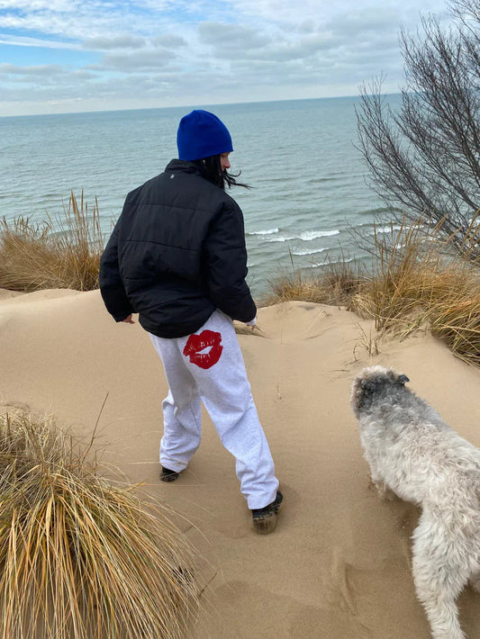 Smooch Print Cozy Sweatpants